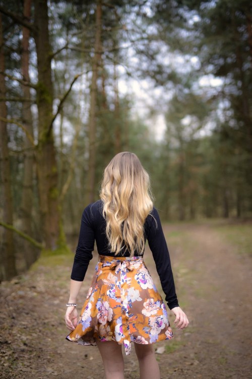 modelka tył
